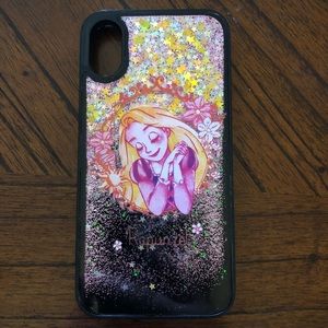 Tangled Glitter iPhone X Case